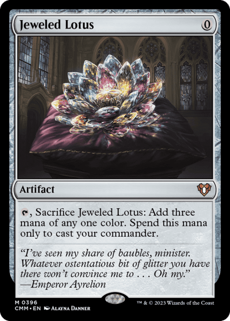 Jeweled Lotus (396) — Commander Masters