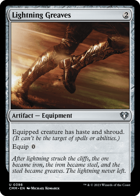 Lightning Greaves (398) — Commander Masters