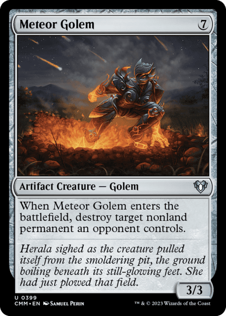 Meteor Golem (399) — Commander Masters