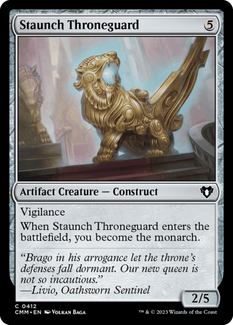 Staunch Throneguard (412) — Commander Masters