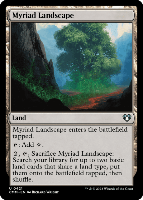 Myriad Landscape (421) — Commander Masters