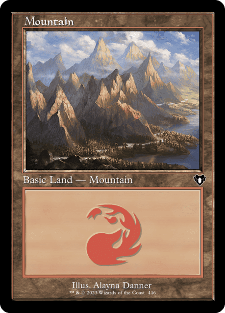 Mountain (446) — Commander Masters