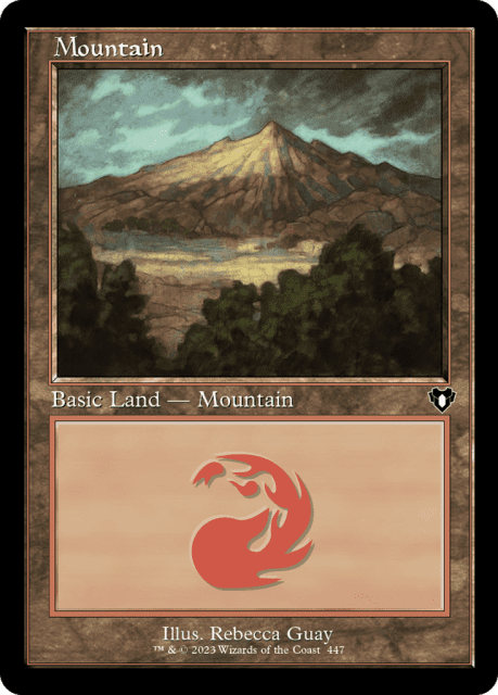 Mountain (447) — Commander Masters