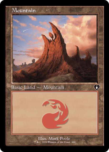 Mountain (448) — Commander Masters