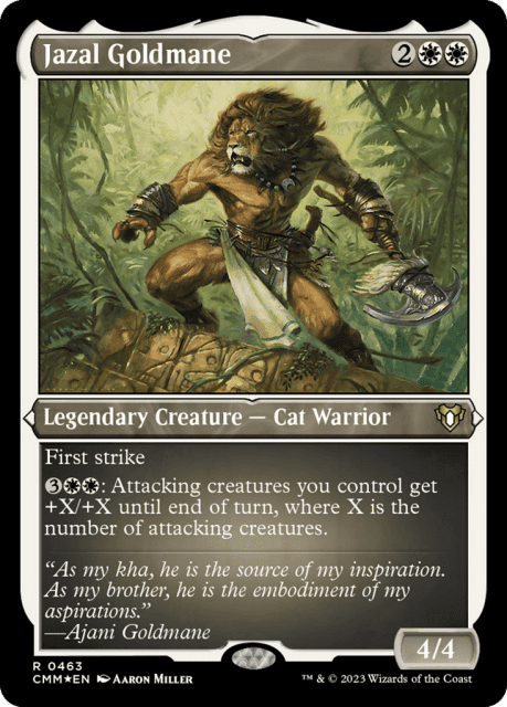 Jazal Goldmane (463) — Commander Masters