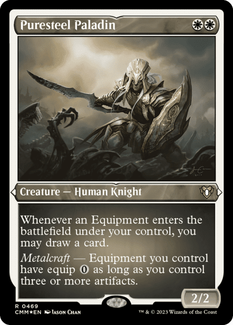 Puresteel Paladin (469) — Commander Masters