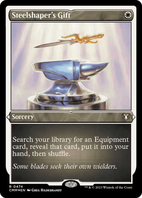 Steelshaper's Gift (474) — Commander Masters
