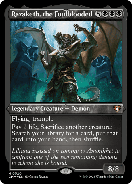Razaketh, the Foulblooded (520) — Commander Masters