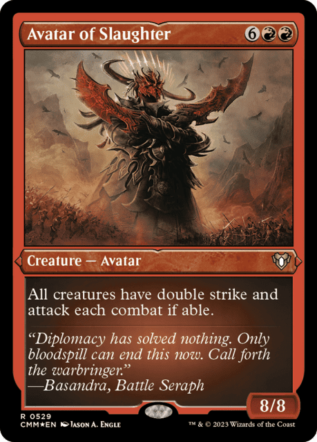 Avatar of Slaughter (529) — Commander Masters