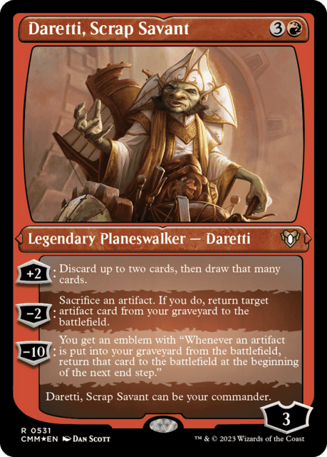 Daretti, Scrap Savant (531) — Commander Masters