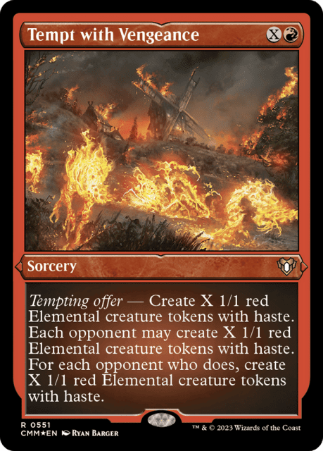 Tempt with Vengeance (551) — Commander Masters