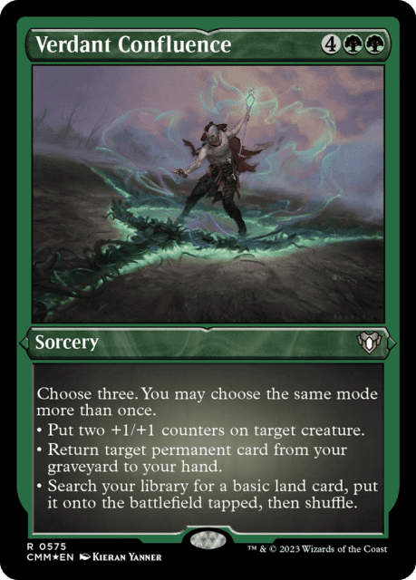 Verdant Confluence (575) — Commander Masters