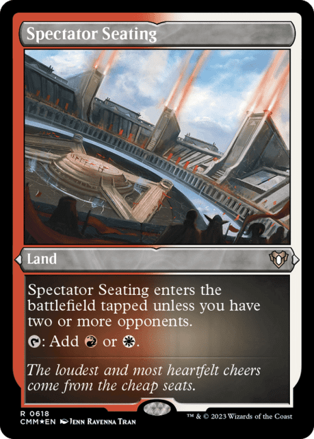 Spectator Seating (618) — Commander Masters