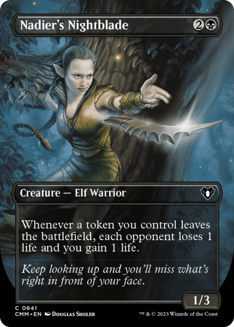 Nadier's Nightblade (641) — Commander Masters