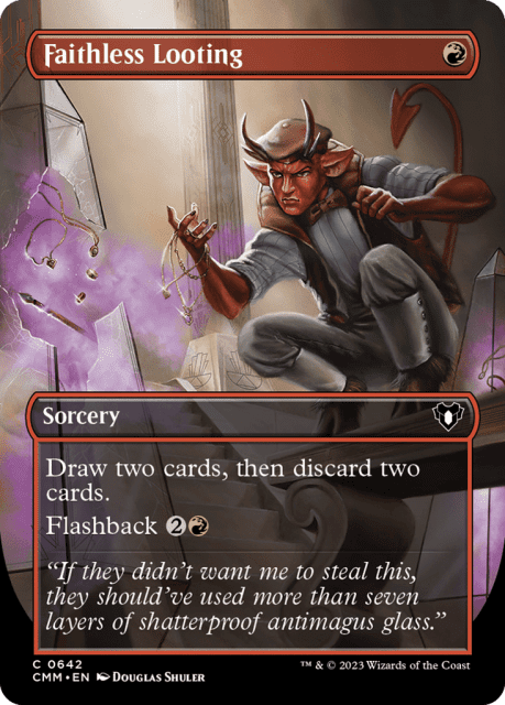 Faithless Looting (642) — Commander Masters