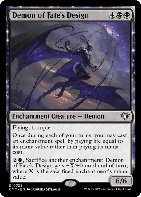 Demon of Fate's Design (731) — Commander Masters