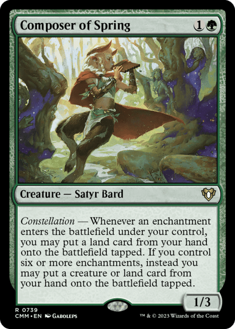 Composer of Spring (739) — Commander Masters
