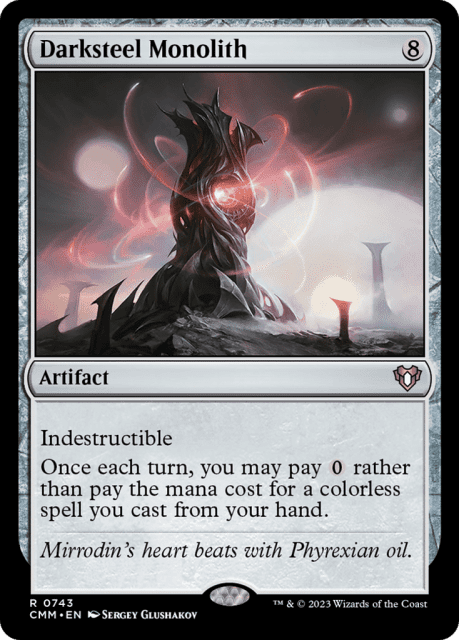 Darksteel Monolith (743) — Commander Masters