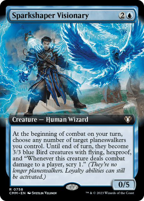 Sparkshaper Visionary (758) — Commander Masters