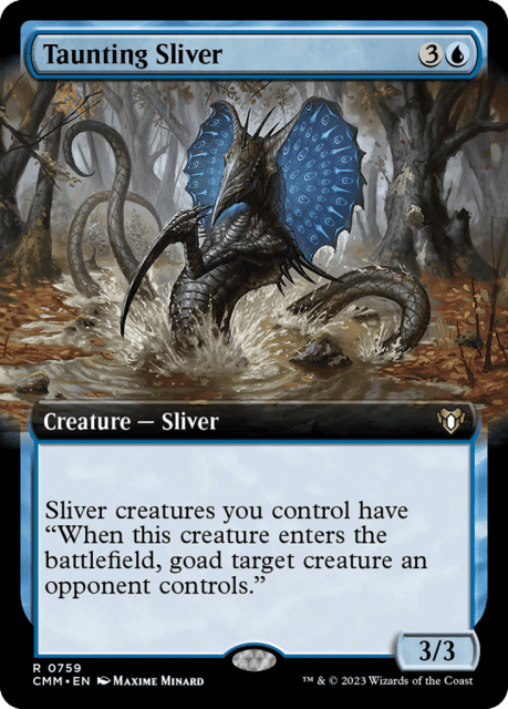 Taunting Sliver (759) — Commander Masters
