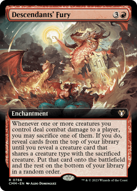 Descendants' Fury (766) — Commander Masters