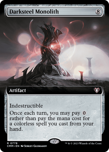 Darksteel Monolith (778) — Commander Masters