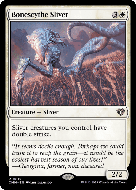 Bonescythe Sliver (815) — Commander Masters