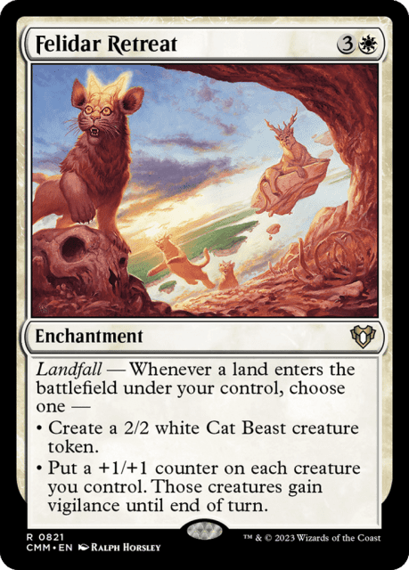 Felidar Retreat (821) — Commander Masters