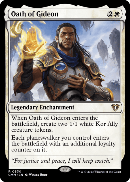 Oath of Gideon (830) — Commander Masters