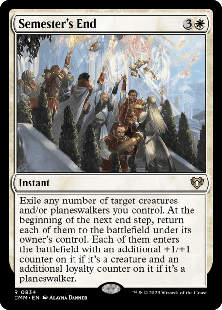 Semester's End (834) — Commander Masters