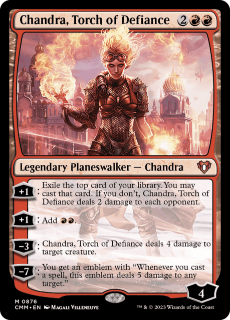 Chandra, Torch of Defiance (876) — Commander Masters