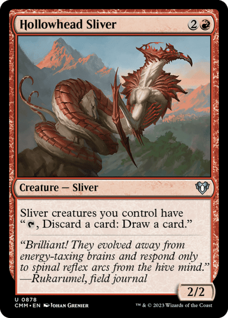 Hollowhead Sliver (878) — Commander Masters