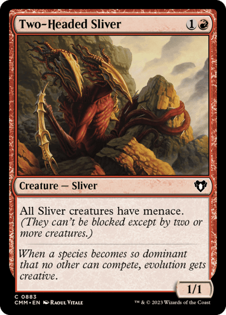 Two-Headed Sliver (883) — Commander Masters