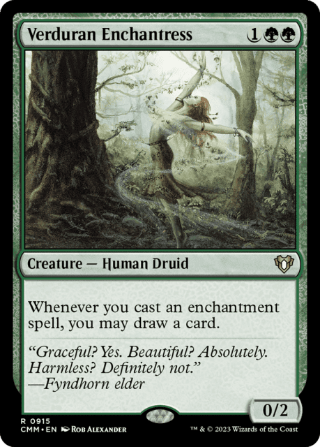Verduran Enchantress (915) — Commander Masters