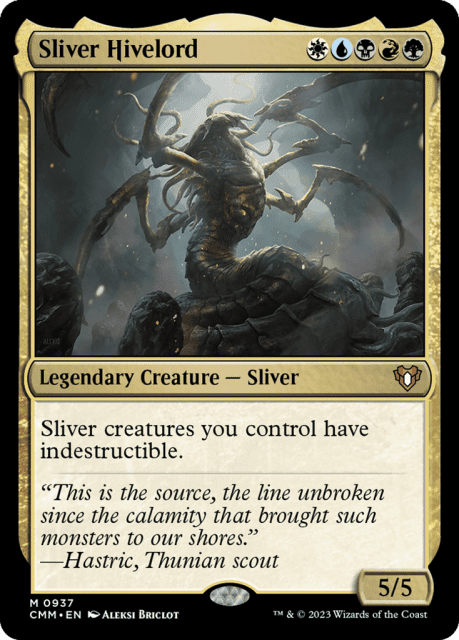 Sliver Hivelord (937) — Commander Masters