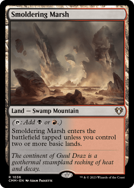 Smoldering Marsh (1036) — Commander Masters