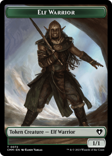 Elf Warrior (72) — Commander Masters