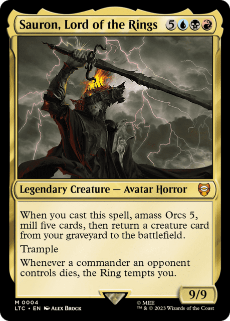 Sauron, Lord of the Rings (4) — Tales of Middle-earth Commander