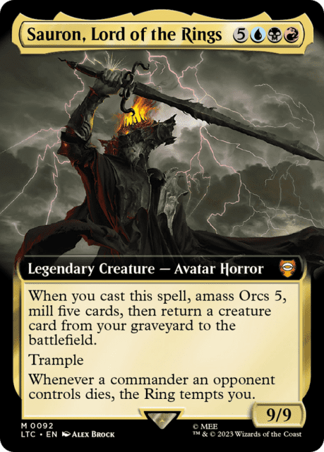Sauron, Lord of the Rings (92) — Tales of Middle-earth Commander