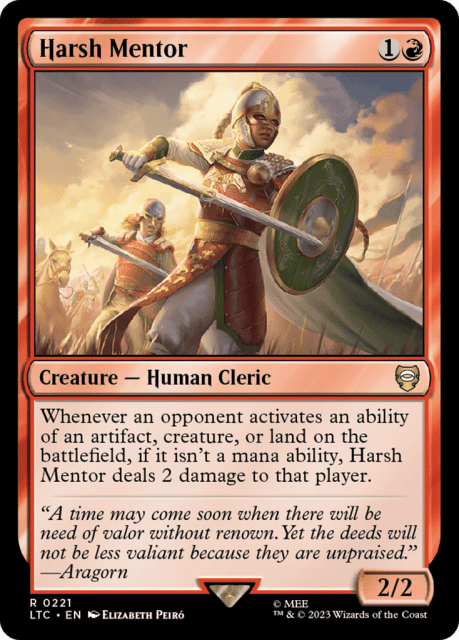 Harsh Mentor (221) — Tales of Middle-earth Commander