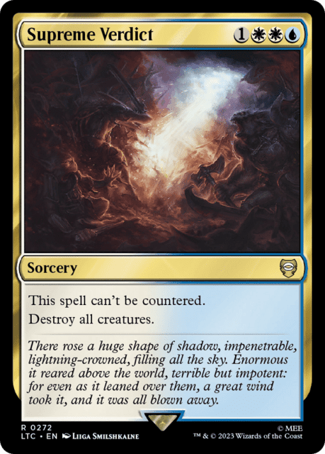 Supreme Verdict (272) — Tales of Middle-earth Commander