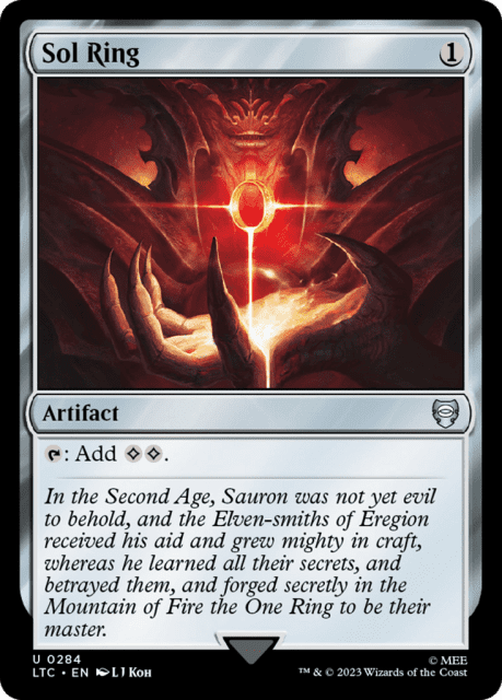 Sol Ring (284) — Tales of Middle-earth Commander