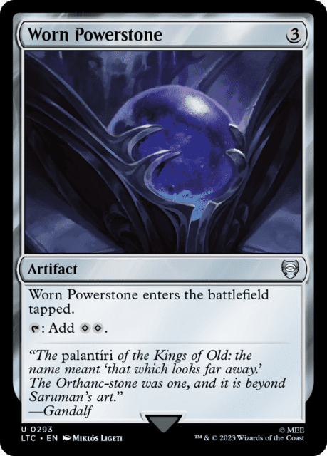 Worn Powerstone (293) — Tales of Middle-earth Commander