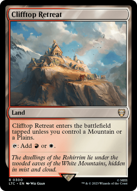 Clifftop Retreat (300) — Tales of Middle-earth Commander