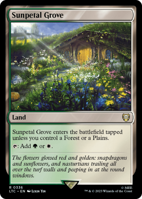Sunpetal Grove (336) — Tales of Middle-earth Commander