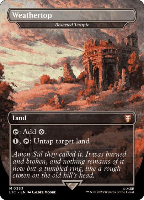 Deserted Temple (363) — Tales of Middle-earth Commander