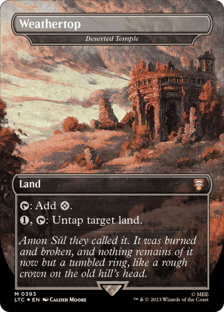 Deserted Temple (393) — Tales of Middle-earth Commander