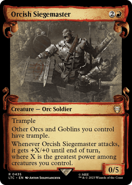 Orcish Siegemaster (435) — Tales of Middle-earth Commander