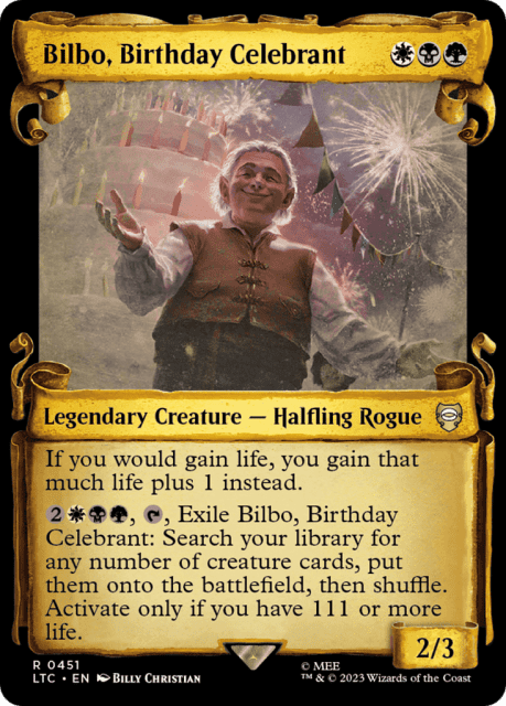 Bilbo, Birthday Celebrant (451) — Tales of Middle-earth Commander