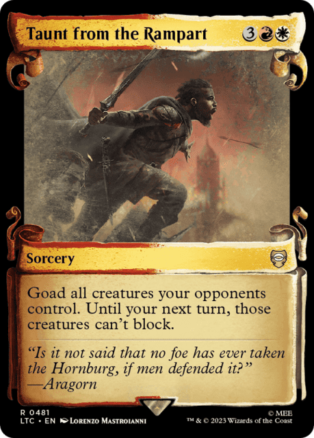 Taunt from the Rampart (481) — Tales of Middle-earth Commander